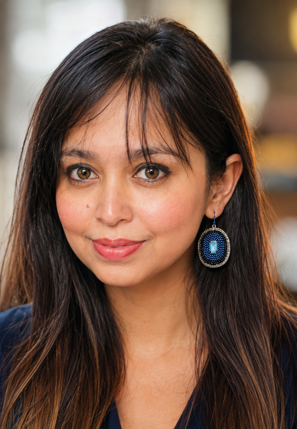 Blue Radiant Earrings